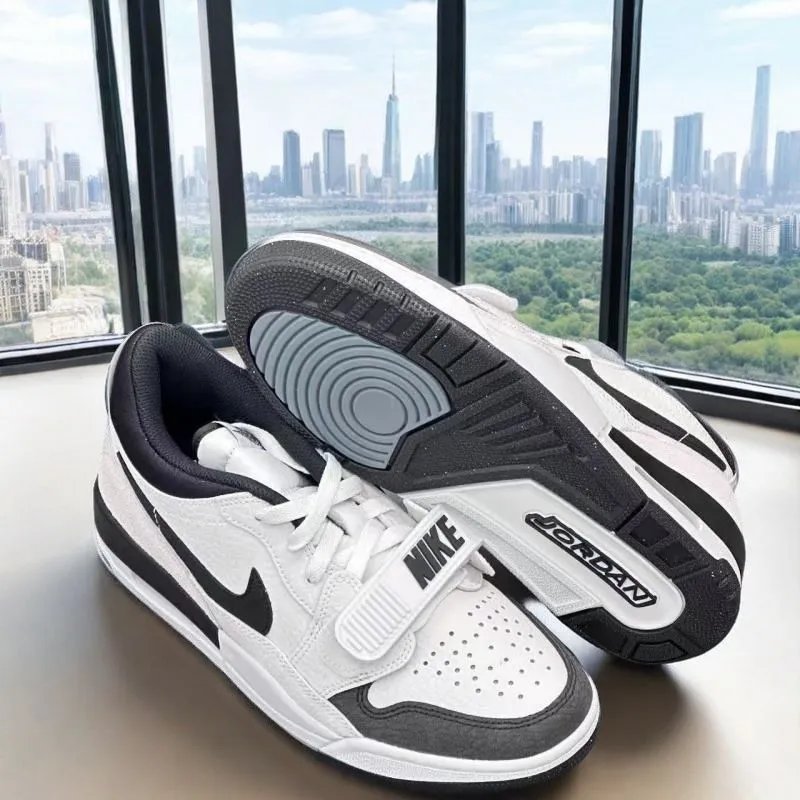 Jordan Alpha Force 88 Low Top Sneakers White and Black