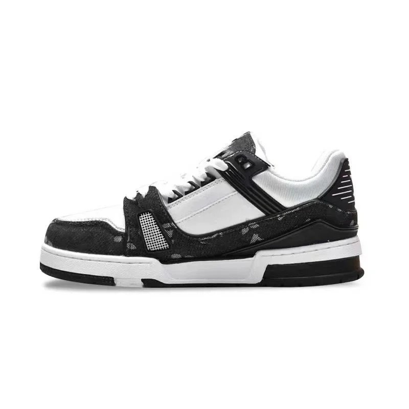 Louis Vuitton LV Trainer Sneaker Chunky Low Top Sneakers Black and White