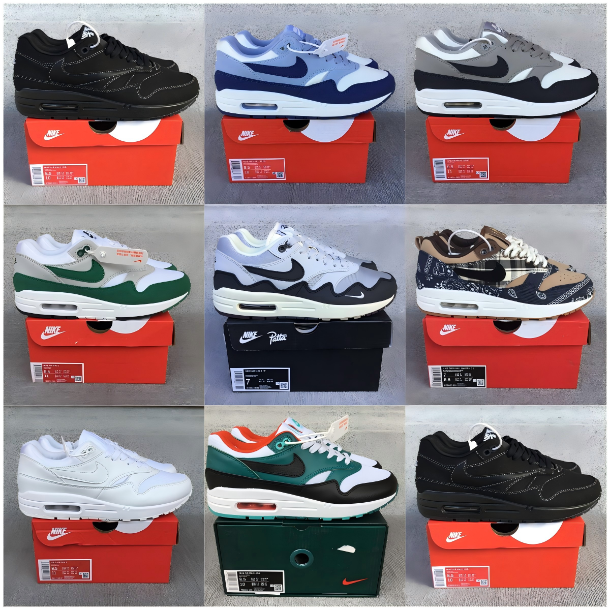 Nike Air Max 1 Retro Sneakers Multicolor