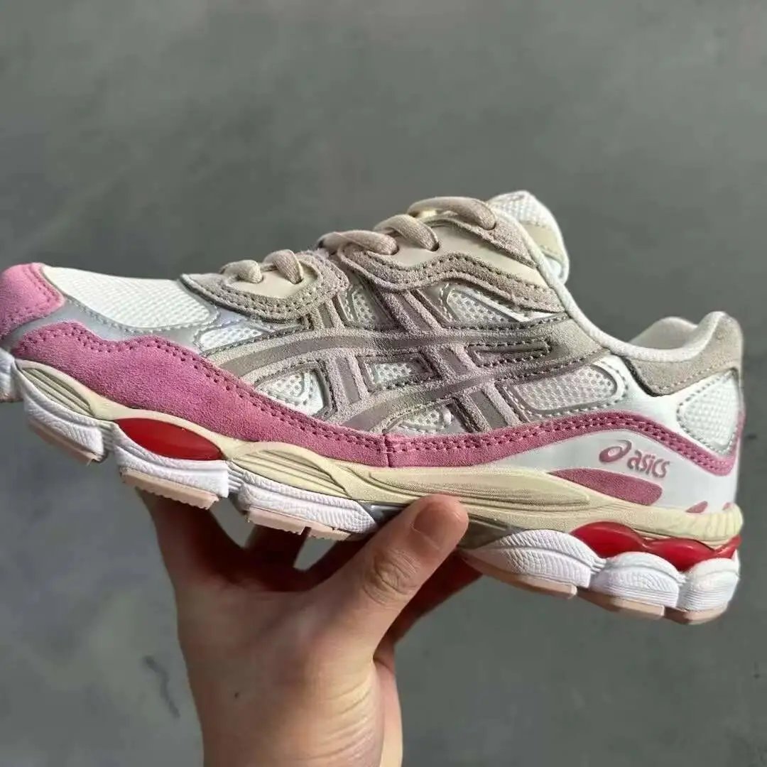 Asics Gel-Kayano 14 Chunky Retro Sneakers White and Pink