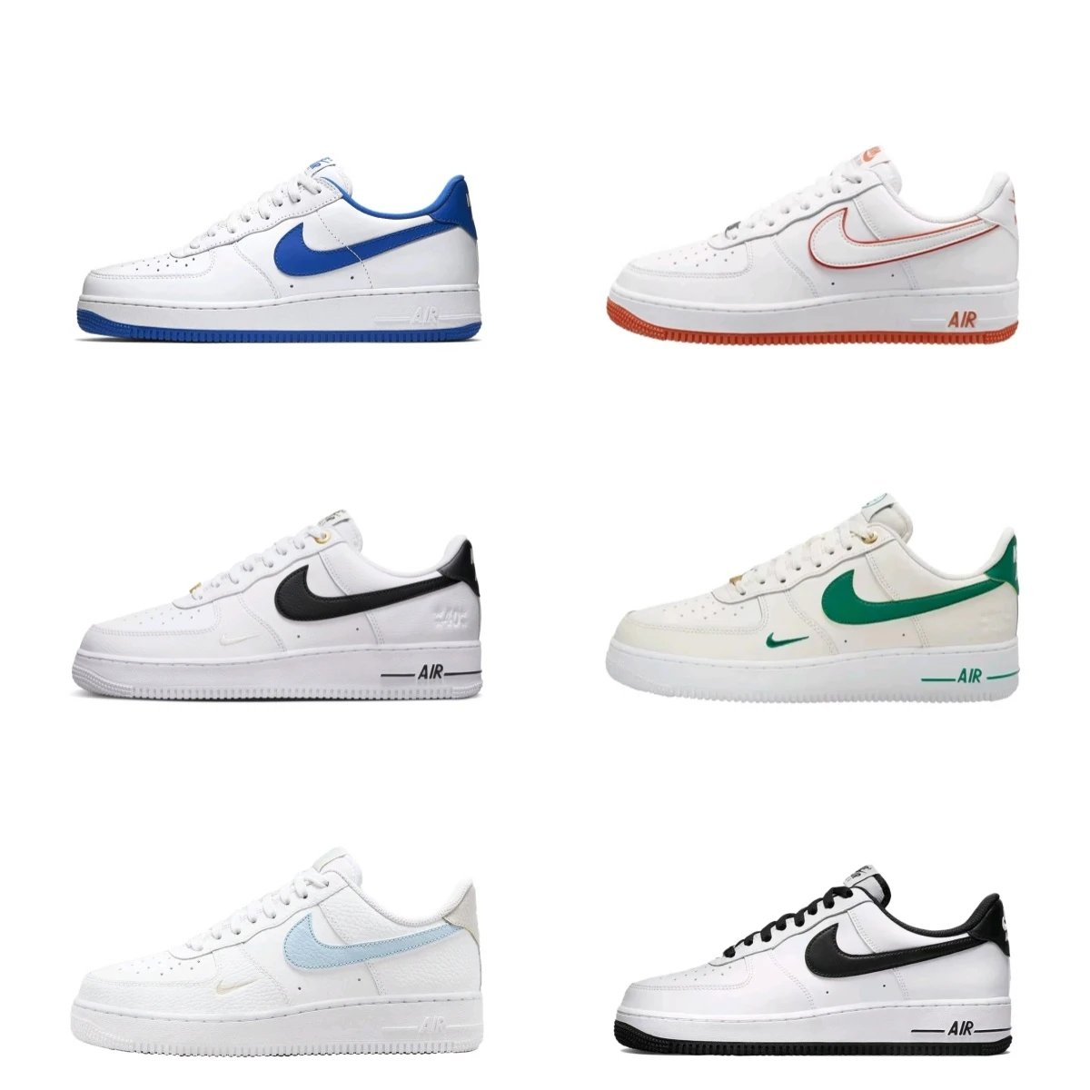 Nike Air Force 1 Classic Low Top Sneakers Multicolor